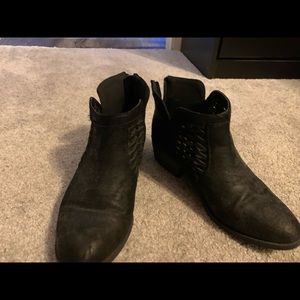 Gently used Black Booties